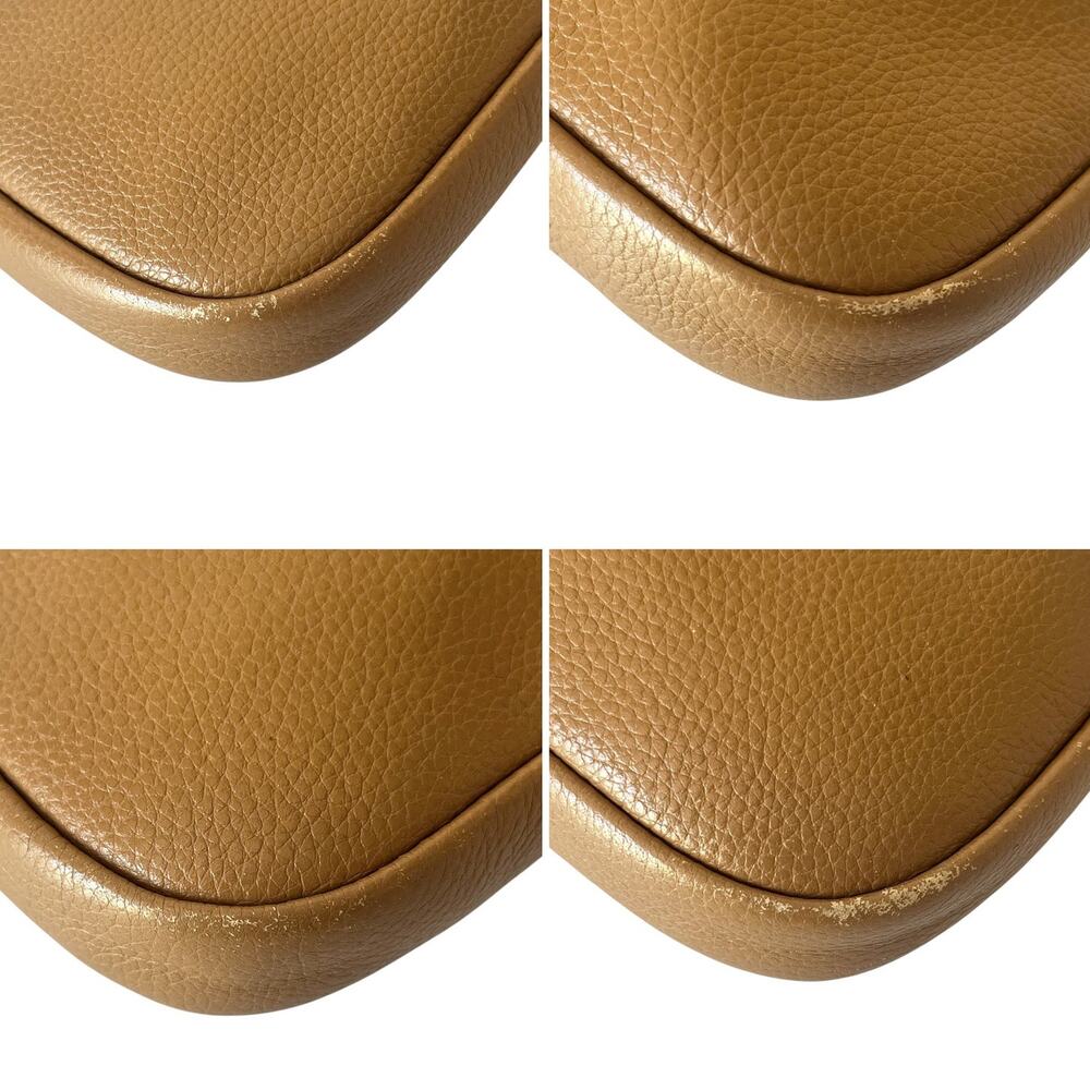 Longchamp Le Foulonne Vintage Beige Leather Baguette Convertible Shoulder Bag - Picture 6 of 9